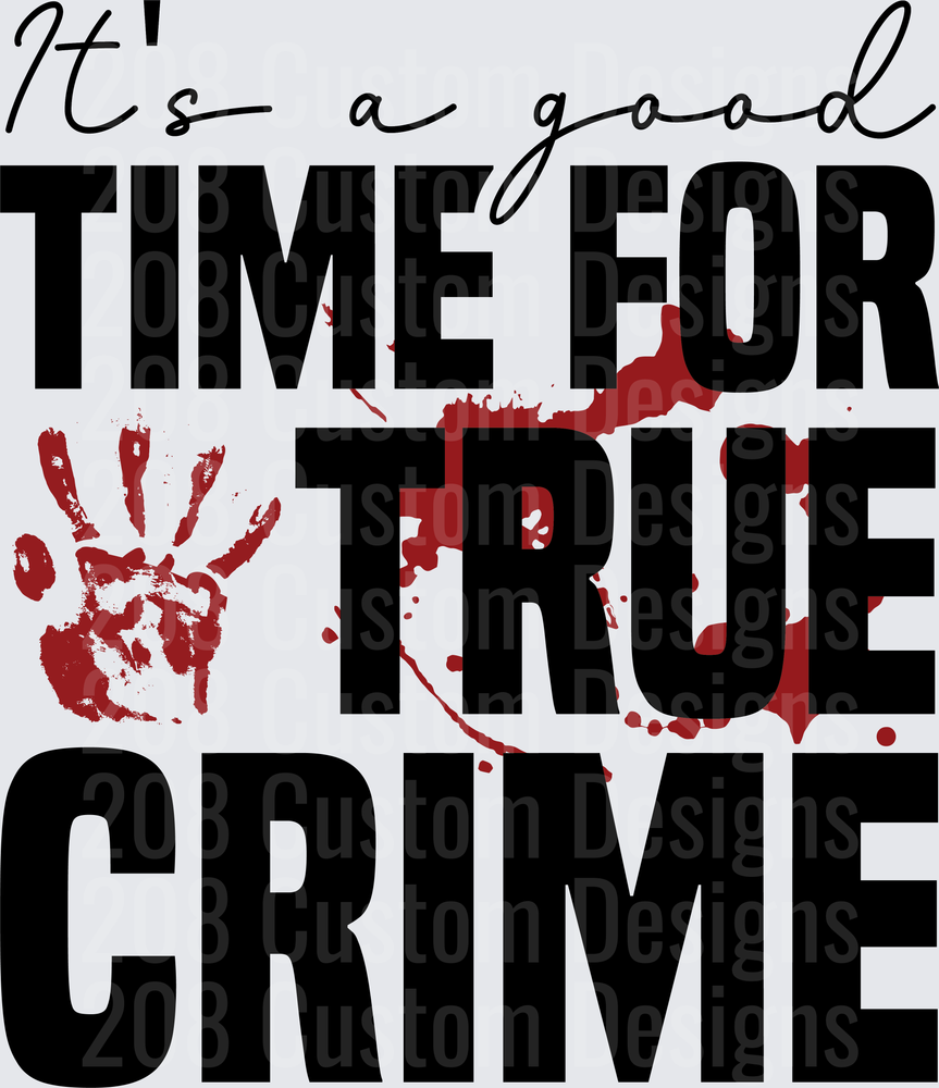 It's a Good Time For True Crime Bloody Handprint