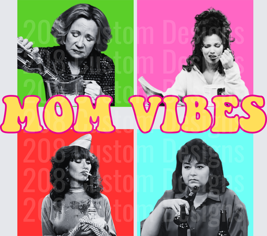 Mom Vibes Pop Art Retro Comedy
