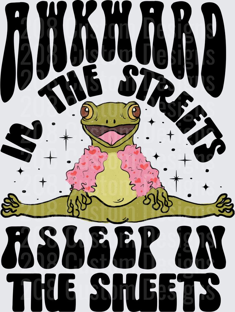 Awkward The Streets Asleep In The Sheets Funny Frog Meme