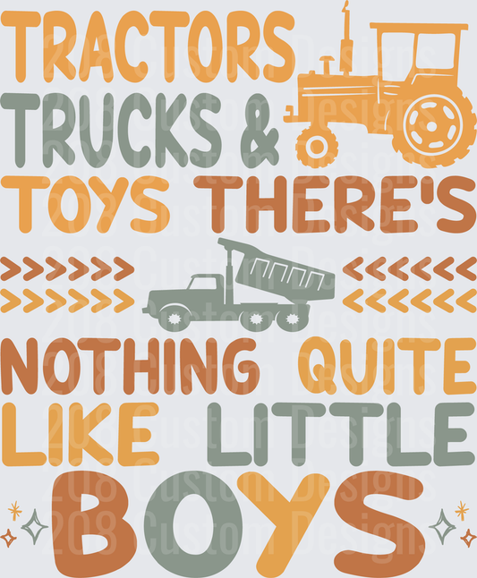 Tractors Trucks and Toys There's Nothing Quite Like Little Boys