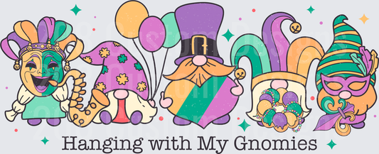 Hanging with My Gnomies Mardi Gras Carnival Gnomes