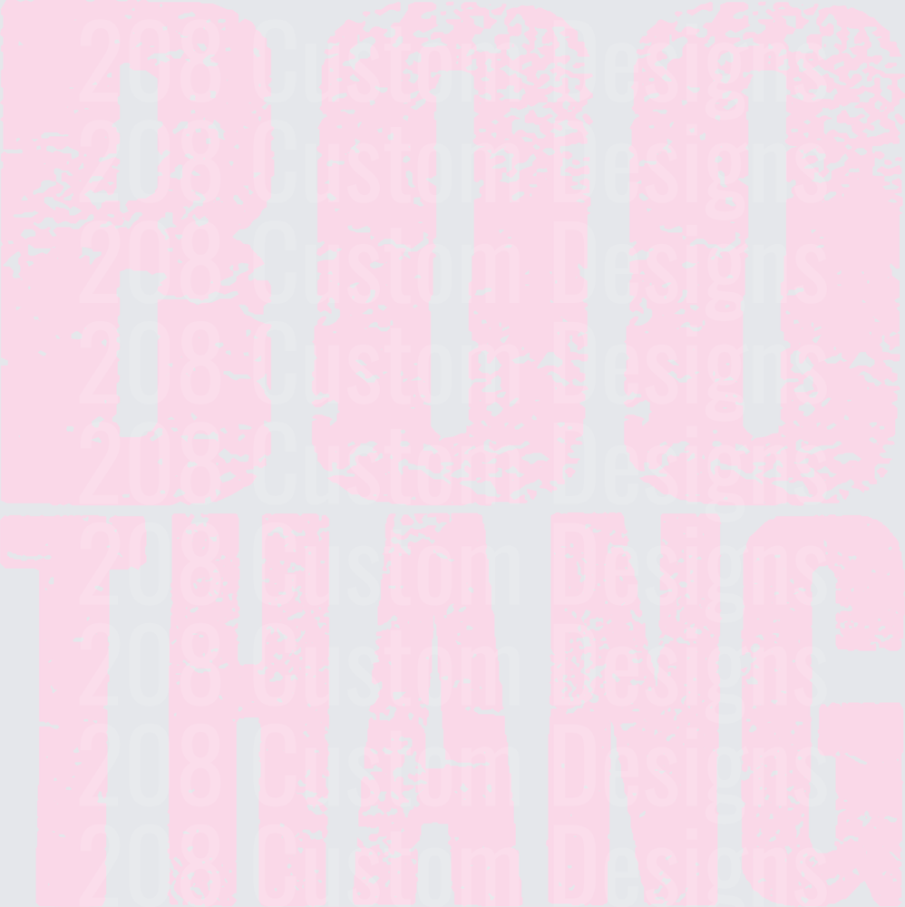 Boo Thang Distressed Pink