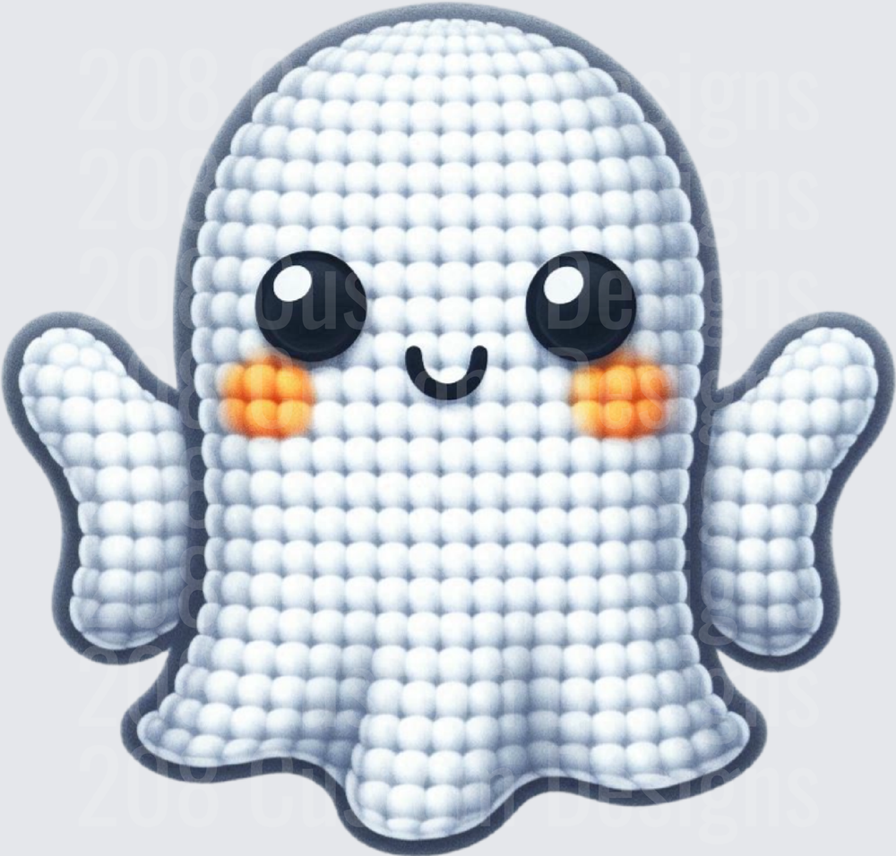 Cute Ghost Diamond Art Bead Halloween Spooky
