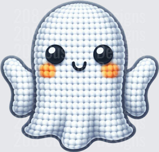 Cute Ghost Diamond Art Bead Halloween Spooky