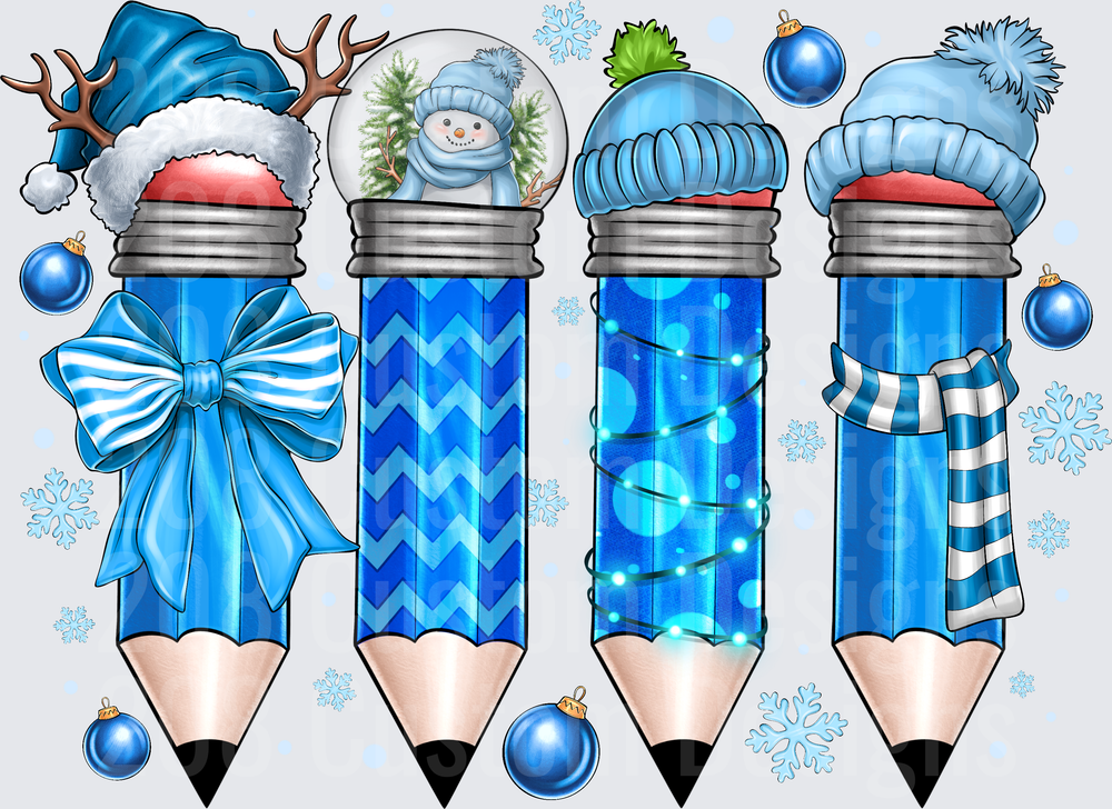 Winter Pencils