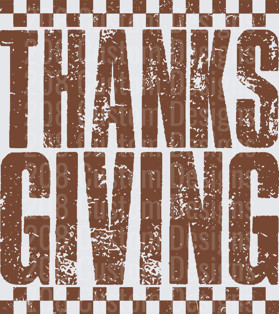 Thanksgiving Distressed Grunge