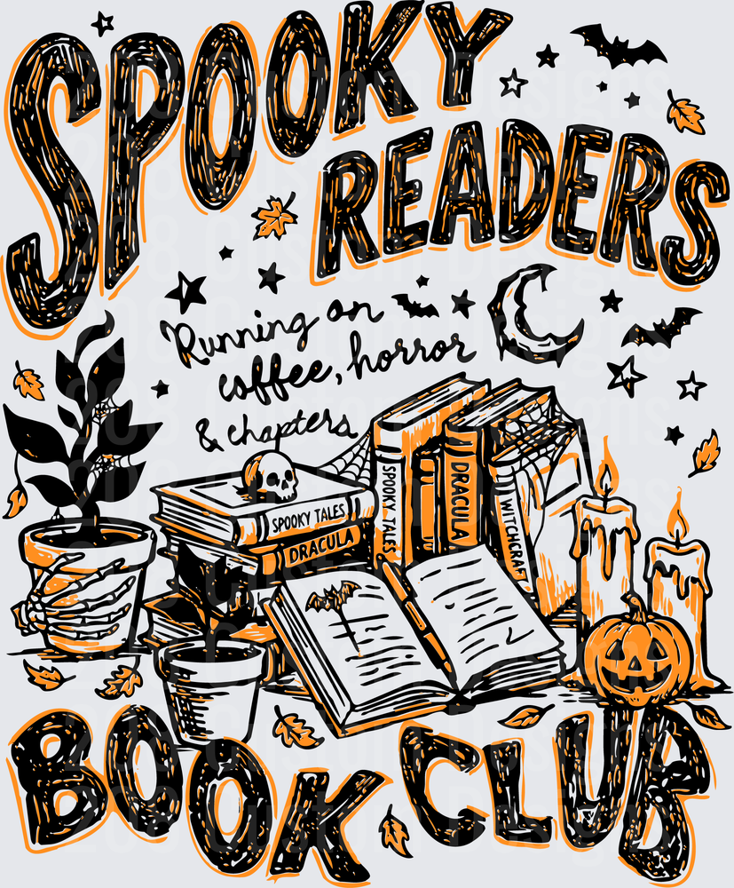 Spooky Readers Book Club Running On Coffee Horror & Chapters Halloween