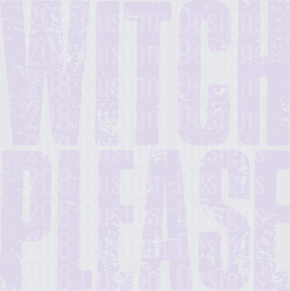 Witch Please Distressed Grunge