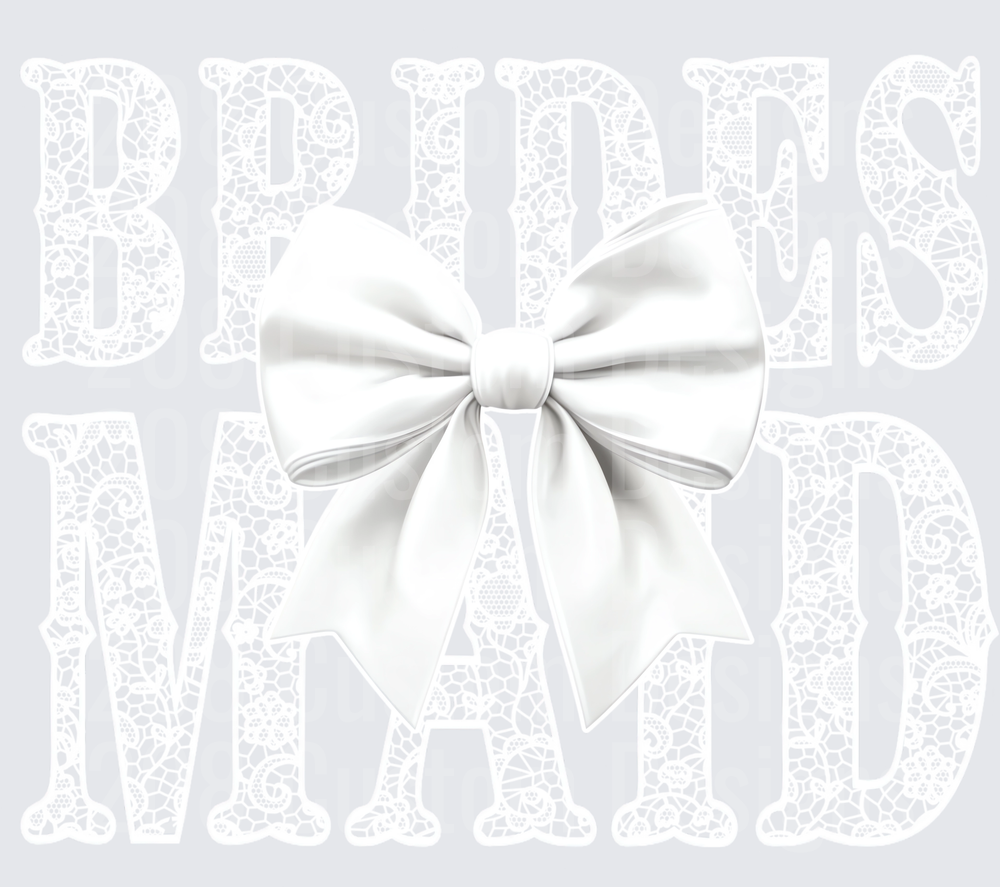 Brides Maid Satin Ribbon Bow