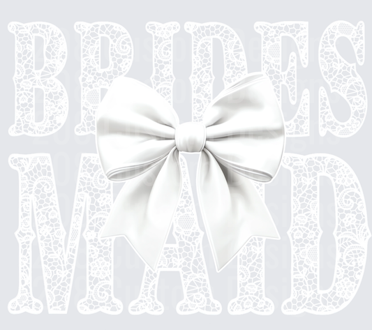 Brides Maid Satin Ribbon Bow