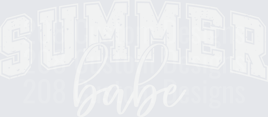 Summer Babe Black Starry Block Letters Script Font Design