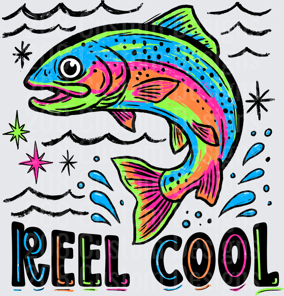 Reel Cool Trout Neon