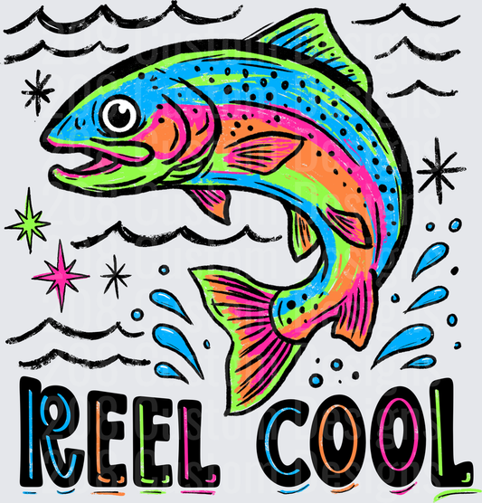 Reel Cool Trout Neon