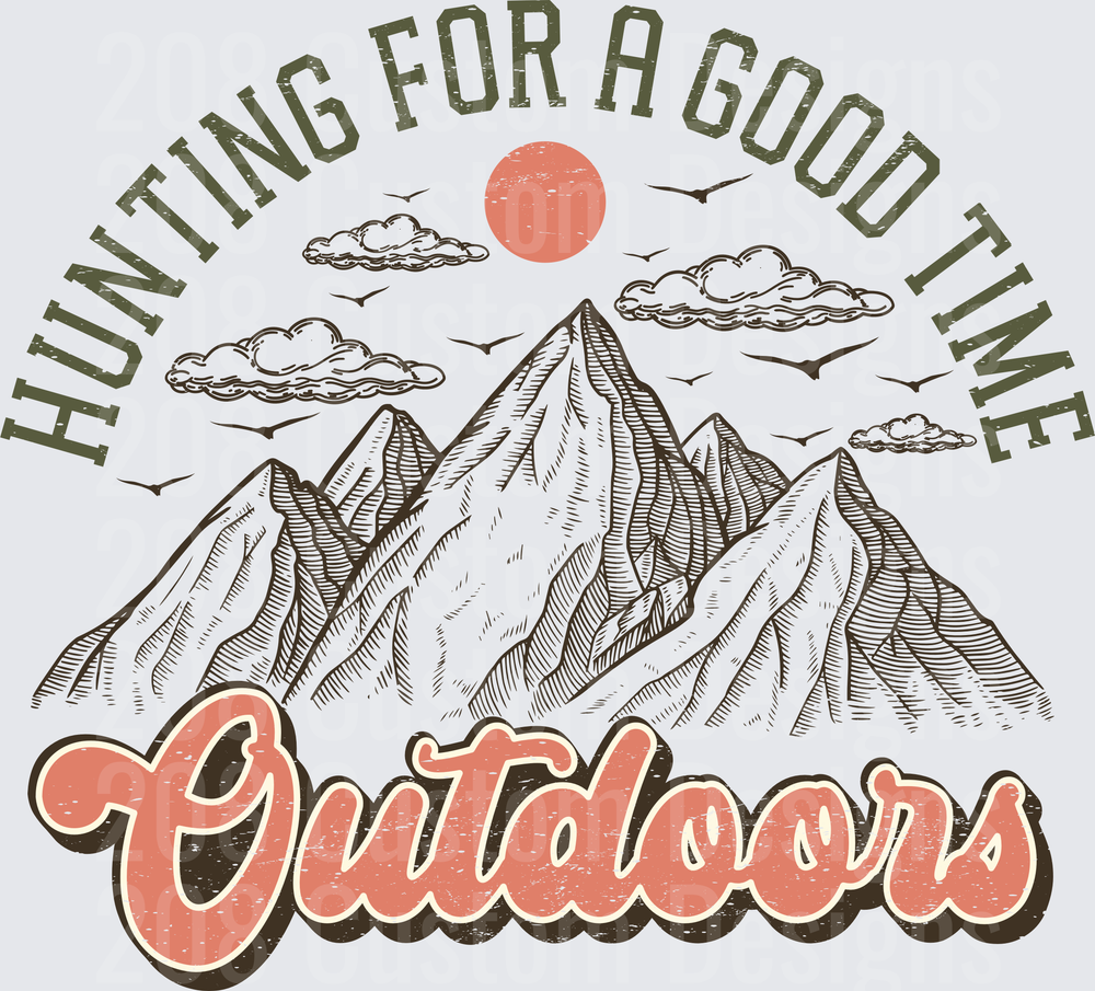 Hunting For A Good Time Outdoors Mountain Adventure Design