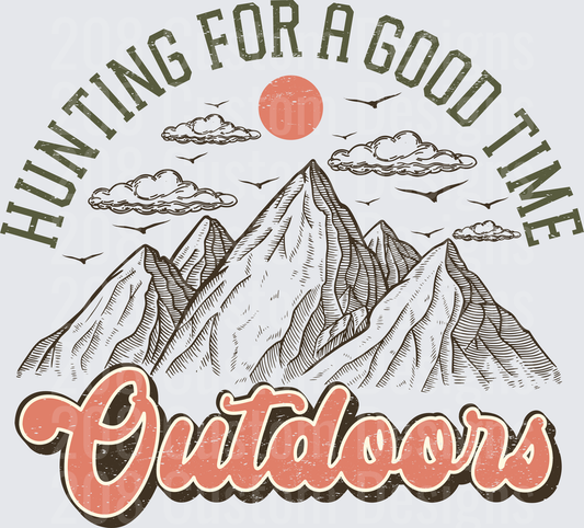 Hunting For A Good Time Outdoors Mountain Adventure Design
