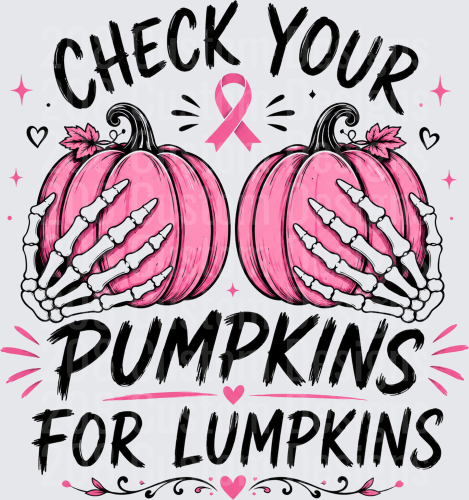 Check Your Pumpkins For Lumpkins Breast Cancer Awareness