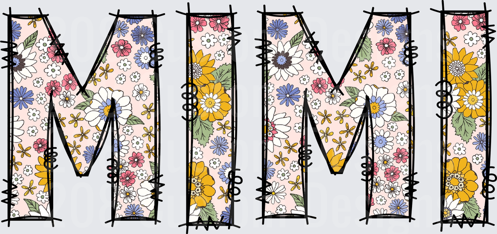 MIMI Floral Letters