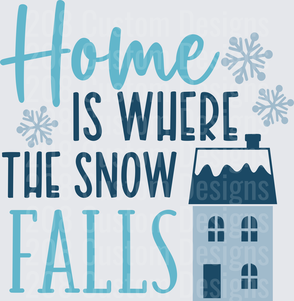 Home Is Where The Snow Falls Winter House Design