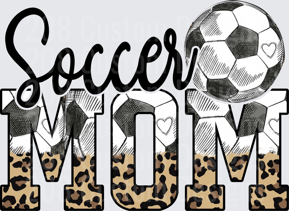 Soccer Mom Leopard Print