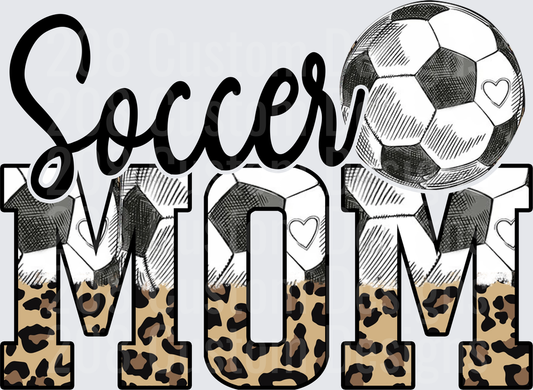 Soccer Mom Leopard Print