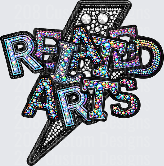 Related Arts Rhinestone Lightning Bolt