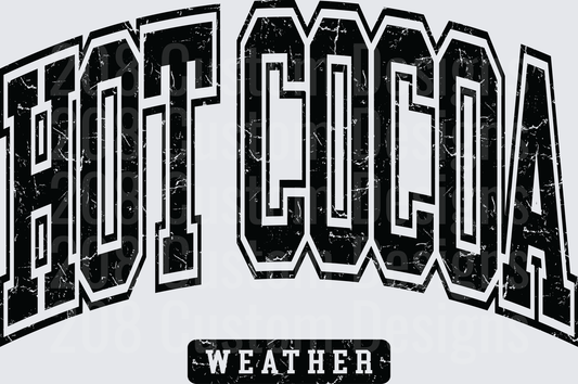 Groundhog Weather Distressed Vintage Text Design