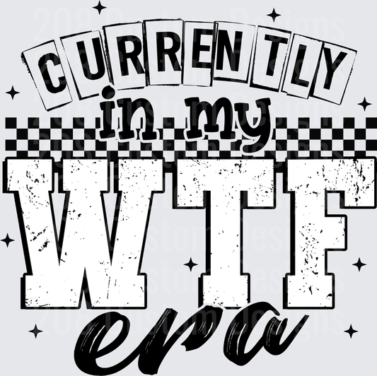 Currently in My Wife Era with Checkered Flag Border