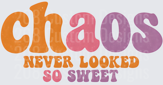 Chaos Never Looked So Sweet Retro Typography
