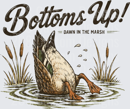 Bottoms Up – Dawn in the Marsh