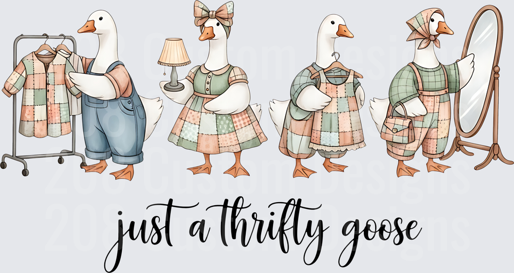 Just A Thrifty Goose Fashion Shopping Vintage Style Geese