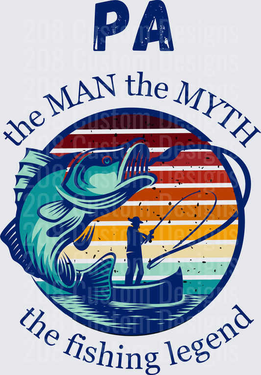 PA the MAN the MYTH the fishing legend Bass Fish Angler