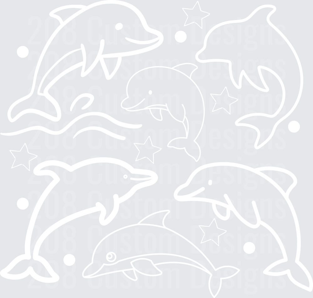 DOLPHIN COLLAGE