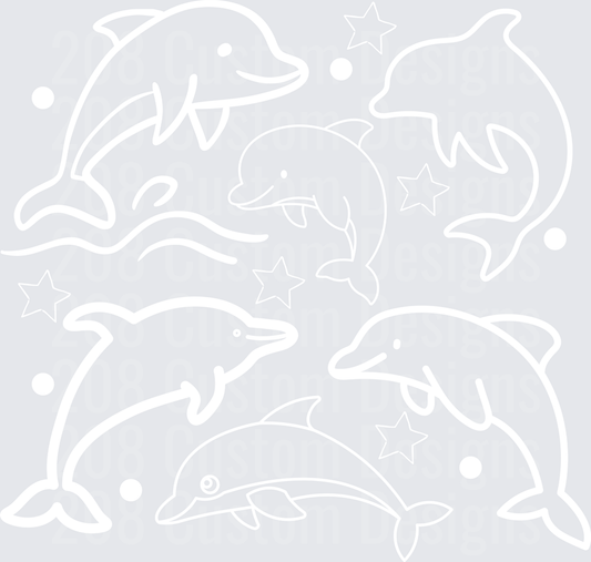 DOLPHIN COLLAGE