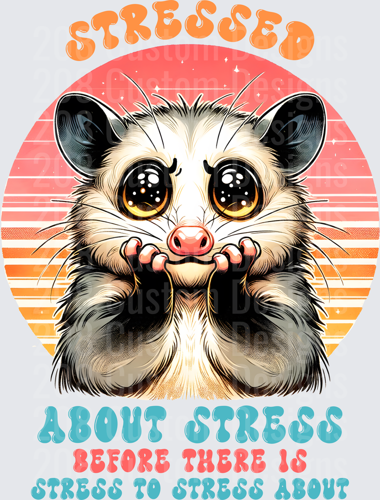 Stressed Opossum Retro