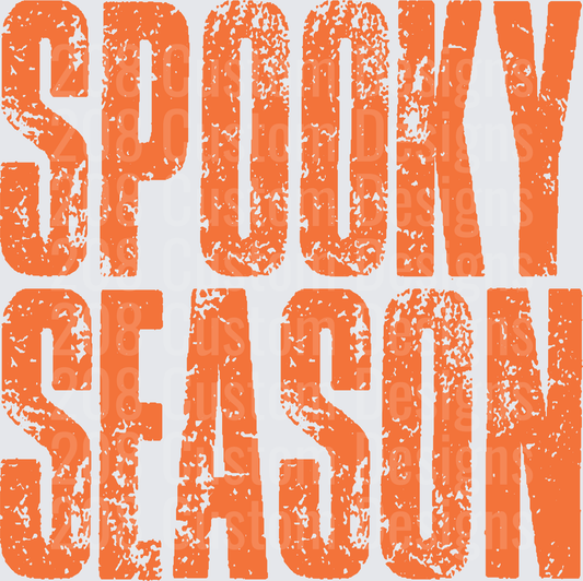 Spooky Season Orange Halloween