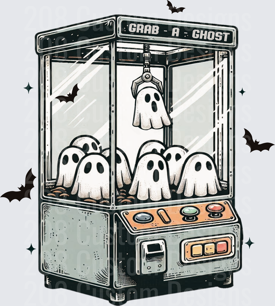 Grab A Ghost Halloween Claw Machine Arcade with Bats