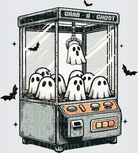 Grab A Ghost Halloween Claw Machine Arcade with Bats