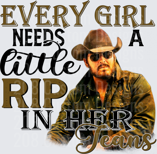 Every Girl Needs a Little Rip in Her Jeans