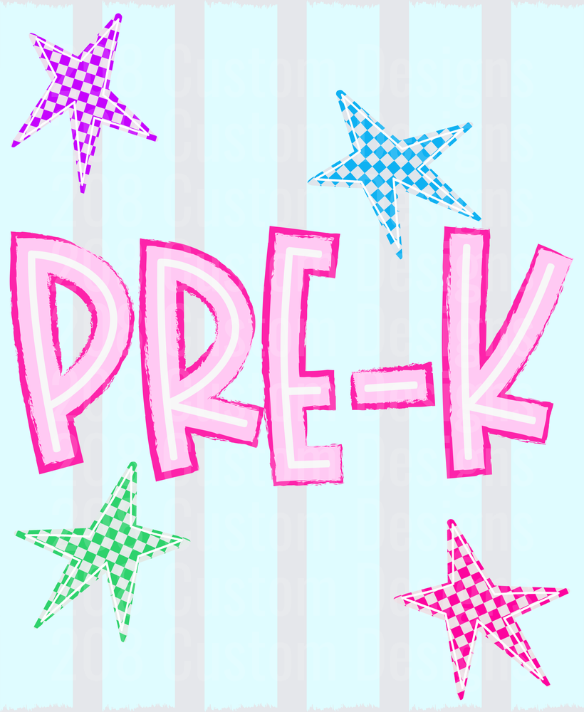 Preppy Teacher Stripe Prek