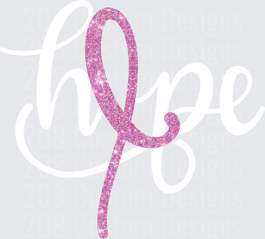 Pink Glitter Script Letter f Lowercase Cursive Font