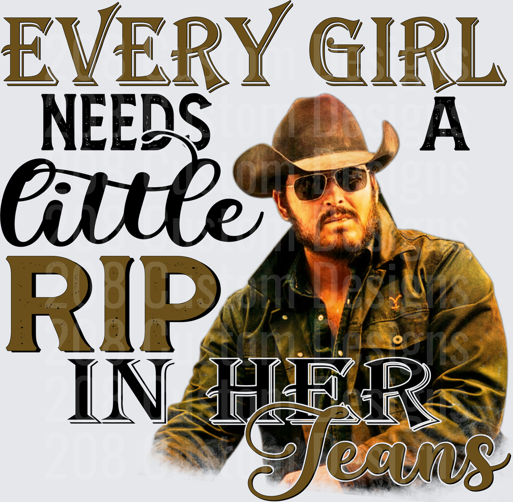 Every Girl Needs a Little Rip in Her Jeans Country Music Meme