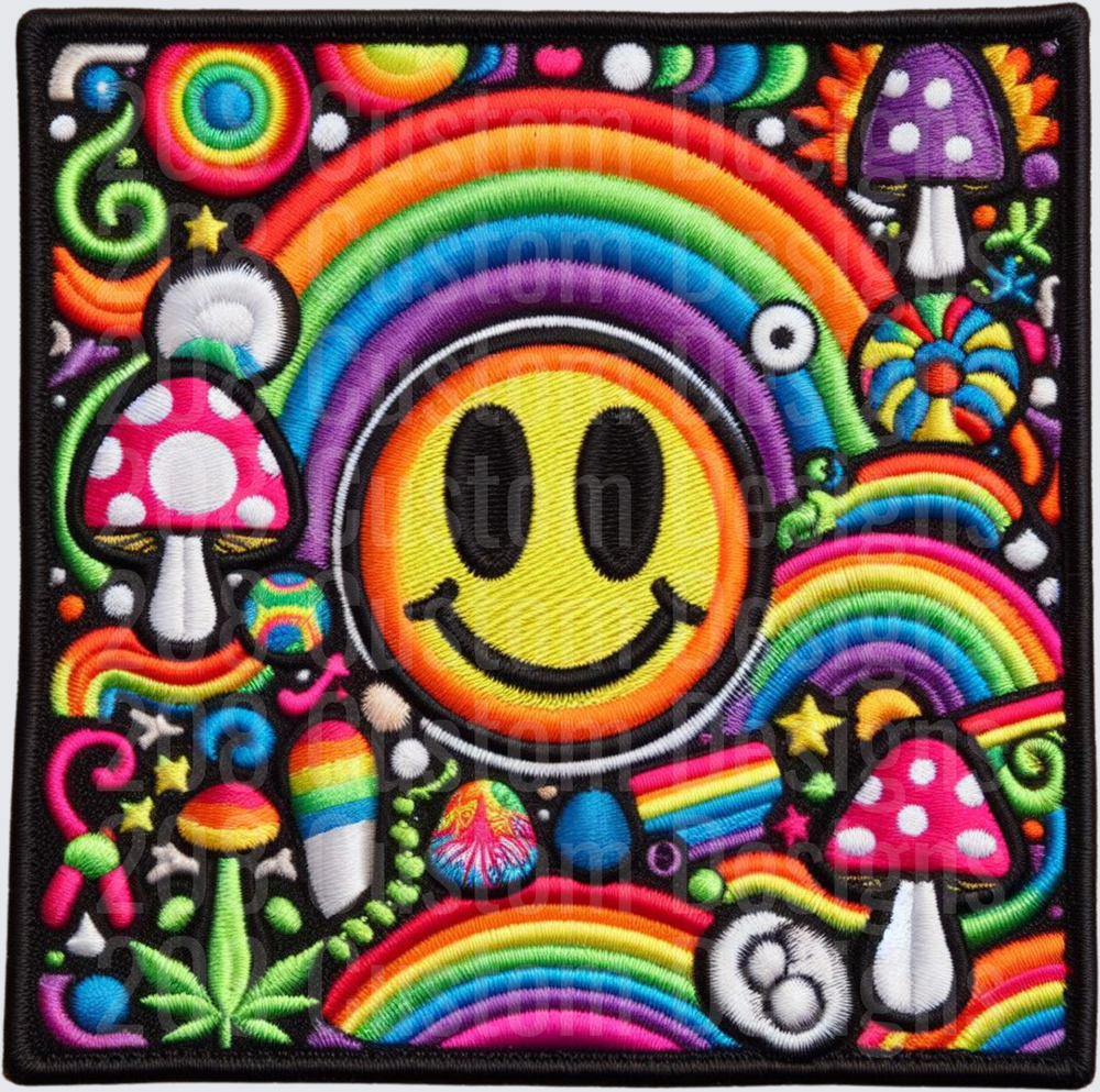 SQUARE GROOVY VIBES PATCH