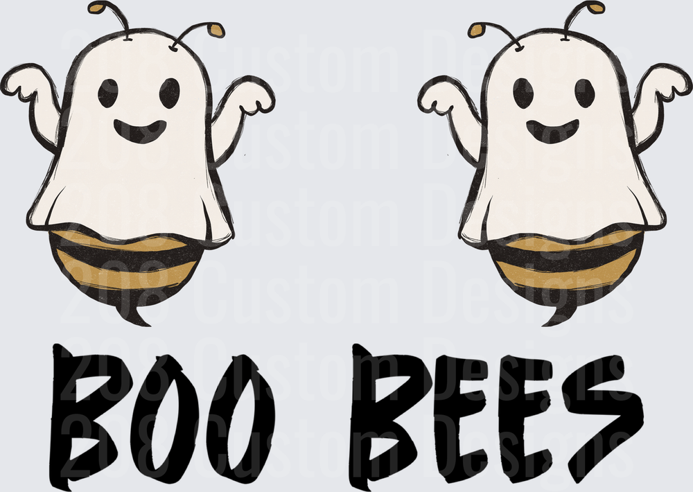 Boo Bees Cute Ghost Bee Halloween Funny Pun Duo