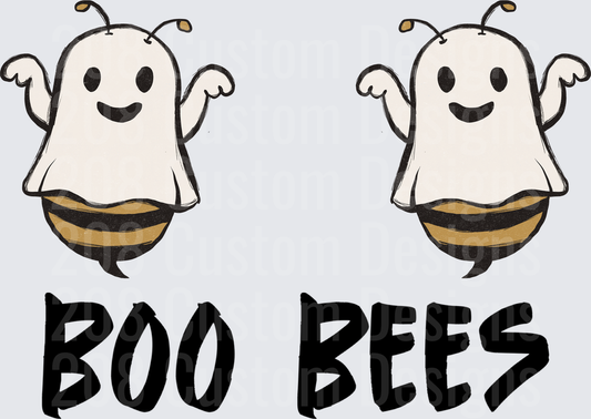 Boo Bees Cute Ghost Bee Halloween Funny Pun Duo