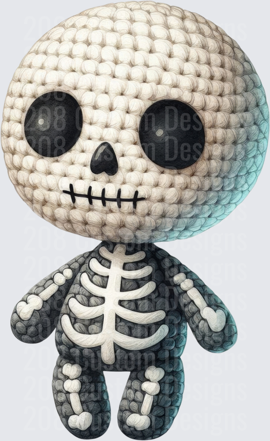 Cute Crochet Skeleton Doll Halloween