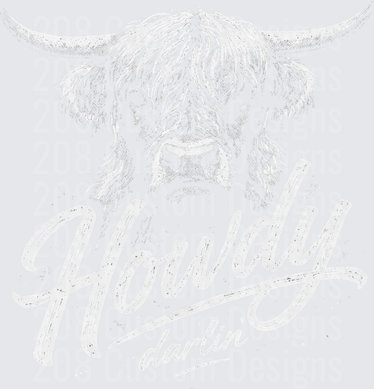 Howdy Darlin Highland Cow
