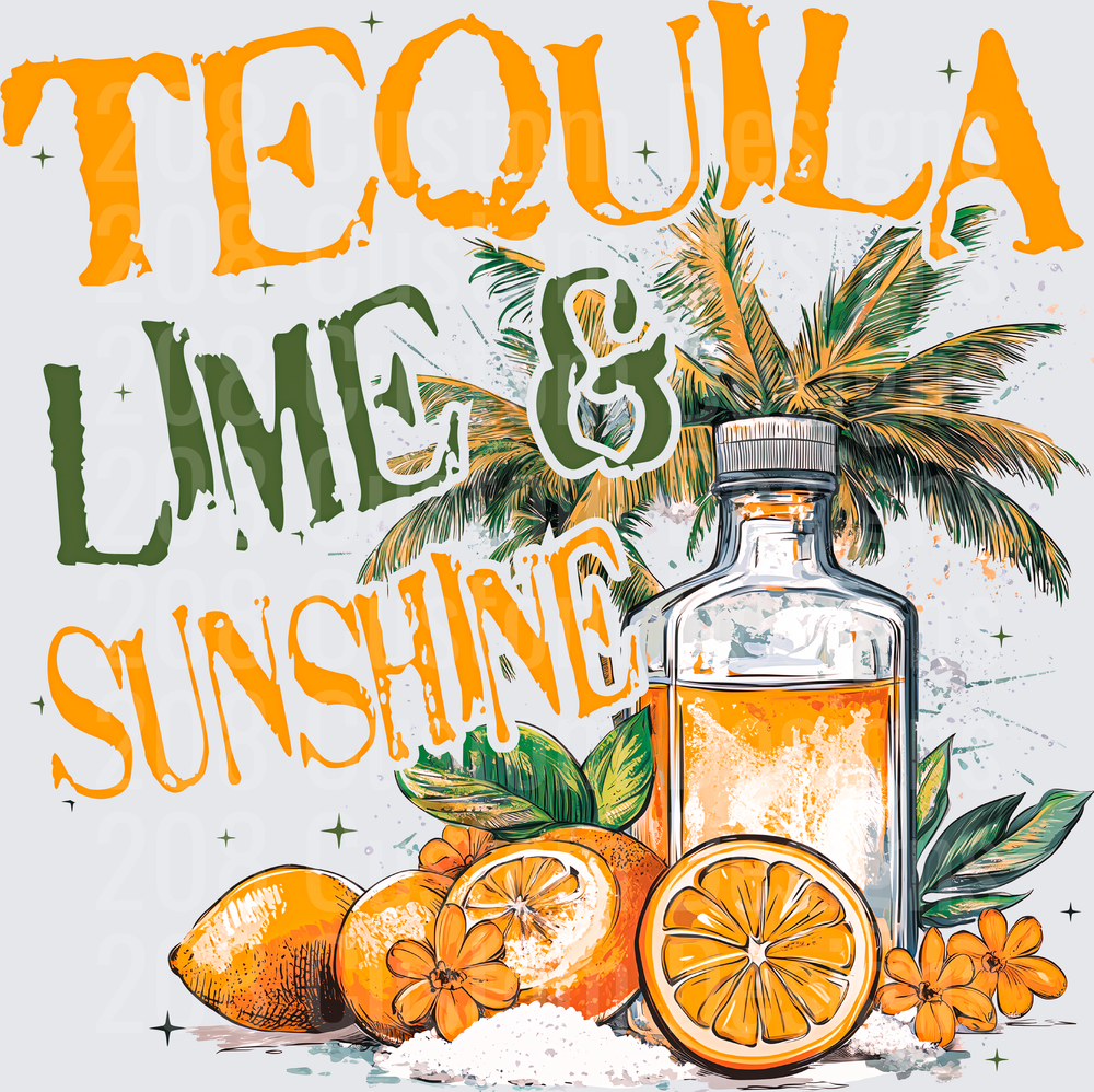Tequila Lime and Sunshine Tropical Summer Vibes