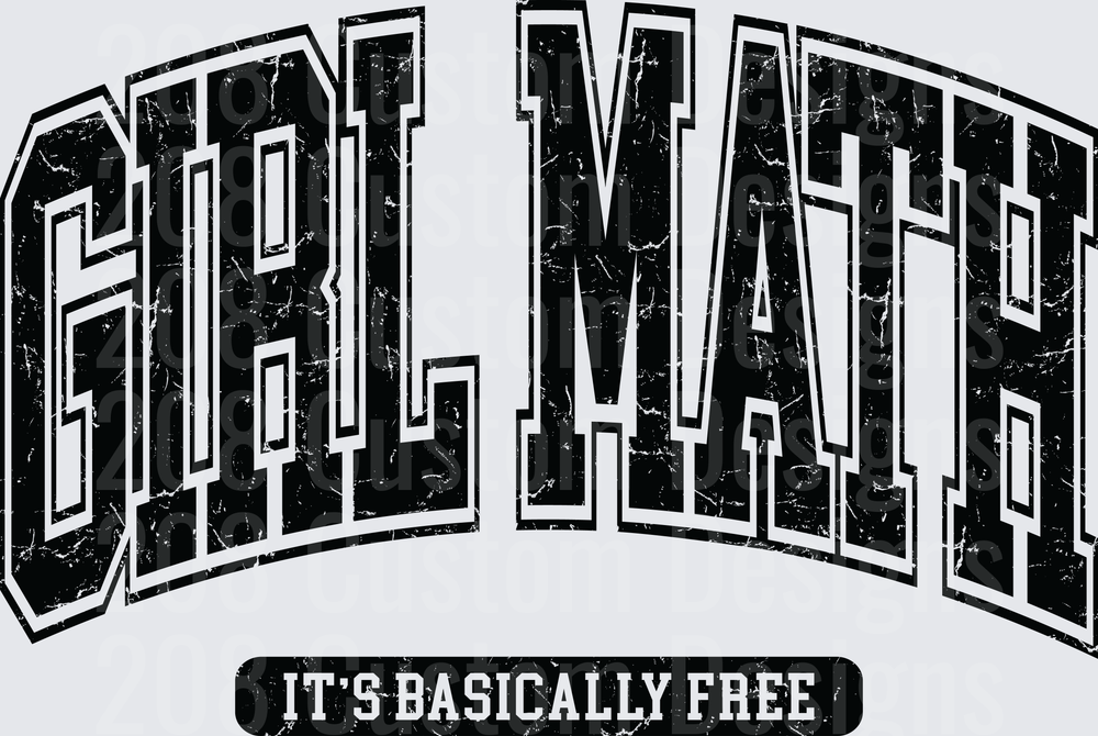 Cool Math Games It's Basically Free Vintage Distressed Text