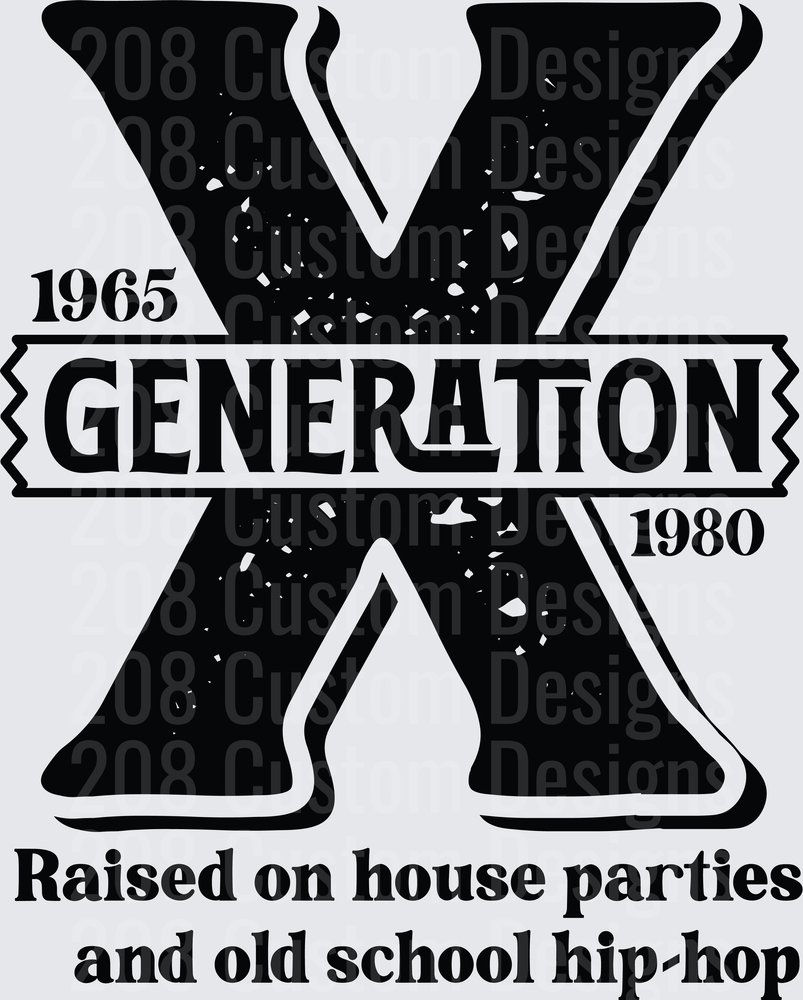 Generation X 1965-1980 House Parties Old School Hip-Hop