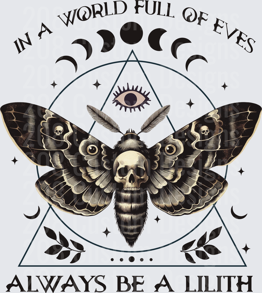In A World Full Of Eves Always Be A Lilith Death's Head Moth